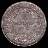 5 francs 1852
